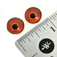 thumbnail image 5 of Deep Amber Honeycomb Glass Eyes, 5 of 8
