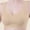 Beige, variant on Sports Bras for Women Large Bust Full Coverage Comfort Embedded Support Sports Bra Wireless Bras
