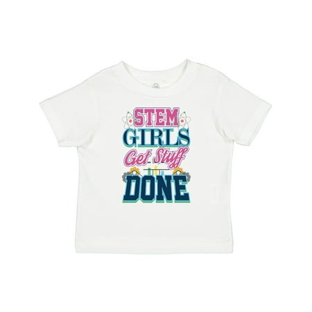 

Inktastic STEM Science Technology Engineering Math Girl Gift Toddler Toddler Girl T-Shirt