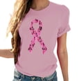 thumbnail image 1 of Yhmxh T-shirts pour Femmes T-shirt à Col Rond Imprimé Poitrine à Manches Courtes Haut T-shirt d'Été Hauts d'Été pour Femmes Manches Courtes Chemises d'Été Maillots de Corps T-shirts pour Femmes, 1 of 4