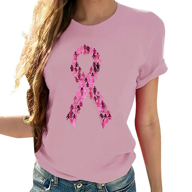 Yhmxh T-shirts pour Femmes T-shirt à Col Rond Imprimé Poitrine à Manches Courtes Haut T-shirt d'Été Hauts d'Été pour Femmes Manches Courtes Chemises d'Été Maillots de Corps T-shirts pour Femmes