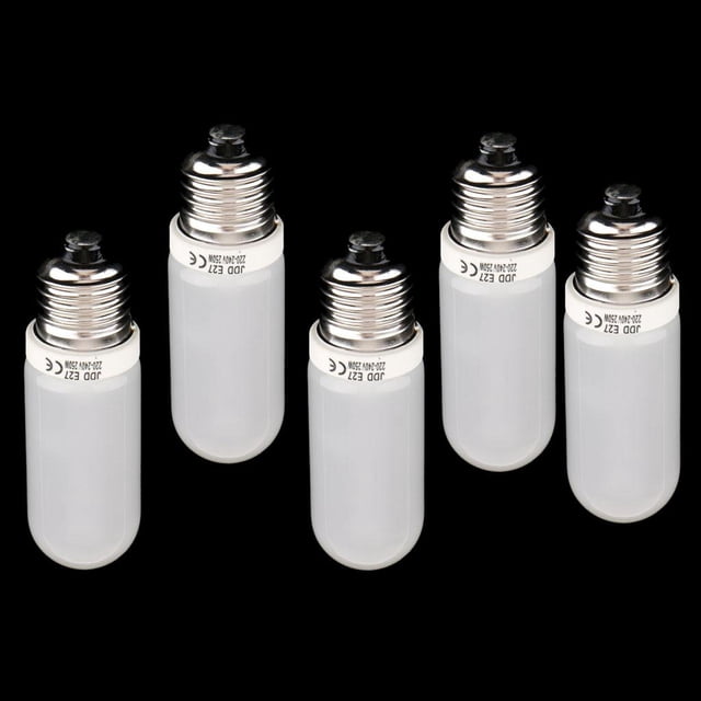 5 x Bombilla Halógena Helada Tipo JDD 250 vatios 220 - 240 v Adecuado para Tornillos Estándar E27 de Lámpara de de Modelado shamjiam Bombillas Halógenas 250W