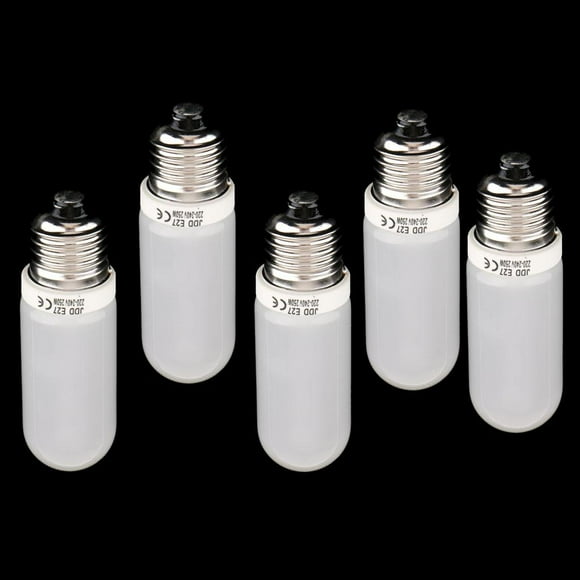 5 x Bombilla Halógena Helada Tipo JDD 250 vatios 220 - 240 v Adecuado para Tornillos Estándar E27 de Lámpara de de Modelado shamjiam Bombillas Halógenas 250W