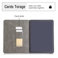 thumbnail image 2 of Dteck Magnetic Leather Case for Apple iPad Pro 12.9" 4th Generation 2020 Released ,Smart Wallet Card Holder Kickstand Folio Shockproof Automatic wake/sleep Cover 12.9-inch,Gray, 2 of 6