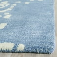thumbnail image 4 of SAFAVIEH Bella Zlata Geometric Wool Area Rug, Light Blue/Ivory, 8' x 10', 4 of 8