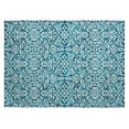 thumbnail image 2 of Addison Rugs Chantille Indoor/Outdoor Traditional Damask Teal Washable Rectangle Rug, 1'8" x 2'6", 2 of 6