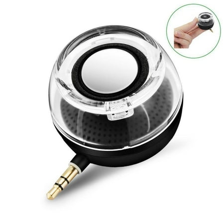 cestmall f10 portable compact mini speaker, four times of the normal volume, 3.5mm audio input, for iphone android tablet nevigation psp mp3 mp4 (Best Psp Emulator For Android)