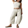 thumbnail image 2 of LYMAYTER Womens Baggy Barrel Jeans High Waisted Wide Leg Pants Boyfriend Denim Ankle Pants S-2XL, 2 of 10