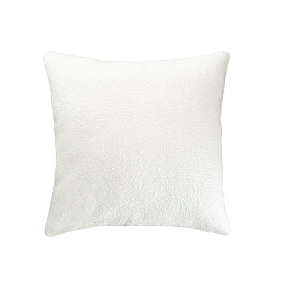 White Boucle 20x20 Indoor Outdoor Pillow Default Title