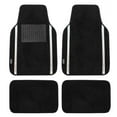thumbnail image 1 of Universal Fit Galaxy13 Metallic Stripe Non-Slip Carpet Car Floor Mats - Full Set, 1 of 6