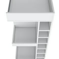 thumbnail image 6 of Corner Wine Cabinet with Secure Bottle Storage and Open Shelving, Space-Saving Design for Kitchen, Dining, or Living Room, White, 6 of 7