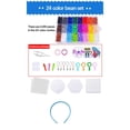 thumbnail image 6 of Melty Fusion Colored Beads Arts and Crafts Pearler Set for Kids - 5mm Bead Pegboards for Age 5 6 7 Activity Gift Colors 4300PCS, 6 of 7