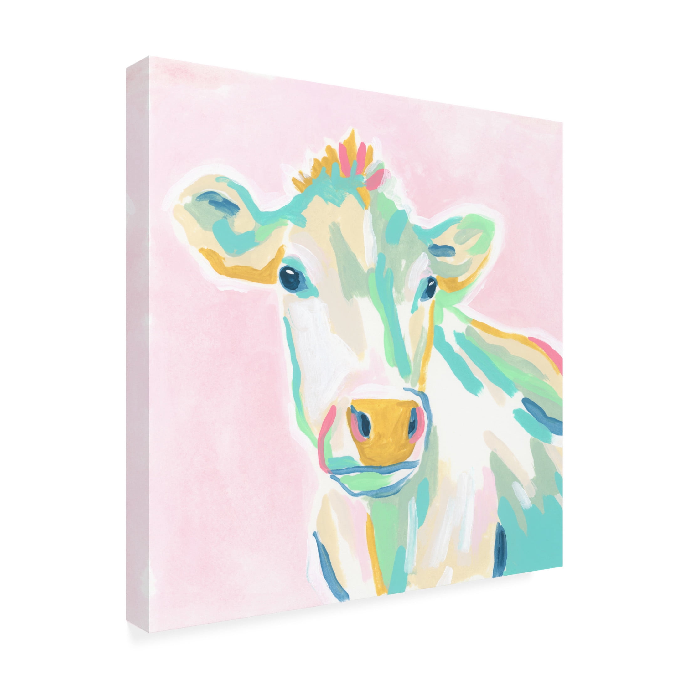 Trademark Fine Art June Erica Vess  Pop Pasture II Canvas Wall Art