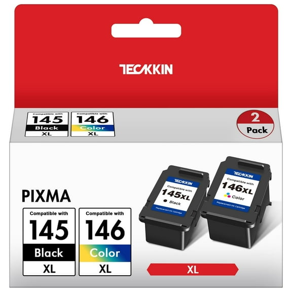 Cartucho de Tinta TECKKIN Negro y Color Compatible con Canon Pixma TS3110 IP2810 MG2410 MG2510 MG291