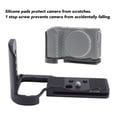 thumbnail image 4 of L Bracket Tripod Mount Plate, Anti Scratch Silicone Pads Wear Resistant Sturdy L Bracket Quick Release Plate  for ZV-E10II Camera, 4 of 7