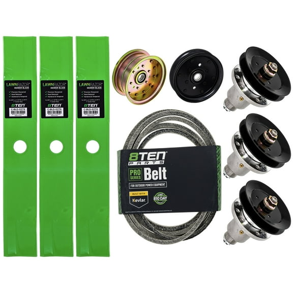 8TEN Blade Spindle Belt Idler Kit for Exmark 103-9081 1-413308 48-inch MK1009843