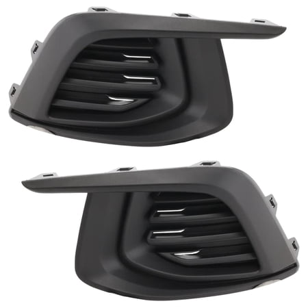 New Front Left and Front Right Fog Light Cover Compatible With Chevrolet Sonic LS 4 Cyl 1.8L Sonic LT 4 Cyl 1.4L 2017-2020 By GM1038200 GM1039200 94538121 94538120