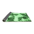 thumbnail image 2 of Ahgly Company Indoor Rectangle Abstract Emerald Green Modern Area Rugs, 5' x 7', 2 of 4
