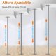 thumbnail image 4 of Tubo para Pole Dance Profesional SereneLife, Giratorio 360°, Altura Ajustable, Portátil y Desmontable, Bastón de Baile, Spinning Dancing Pole, Cromado, 4 of 9