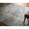 thumbnail image 2 of Feizy Cadiz Modern Abstract, Ivory/Blue/Gold, 7'9" x 11' Area Rug Sheen Industrial Watercolor Floor Rug for Living room Bedroom, 2 of 8