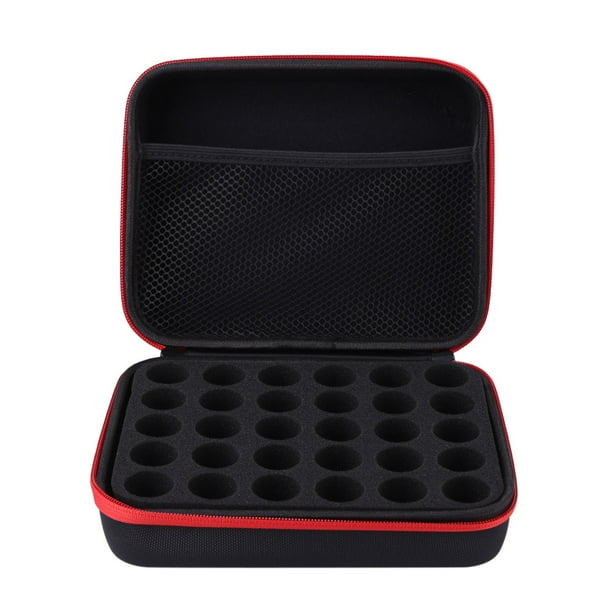 Estuche Portátil para Almacenamiento de Aceite Esencial 30 Botellas 15 Ml Ndcxsfigh rojo