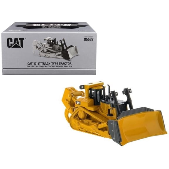 Diecast Masters 85538 CAT Caterpillar D11T Track Type Tractor Elite Series 1-125 Diecast Model