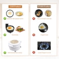thumbnail image 7 of Hyvance Smart Fried Egg Cooker, Automatic Fried Egg Maker for 6 Features like Sunny Side Up, Over Easy, Fully Cooked & More. Auto Power Off, Alarm, Round Shape, Non Stick Coating (White), 7 of 7