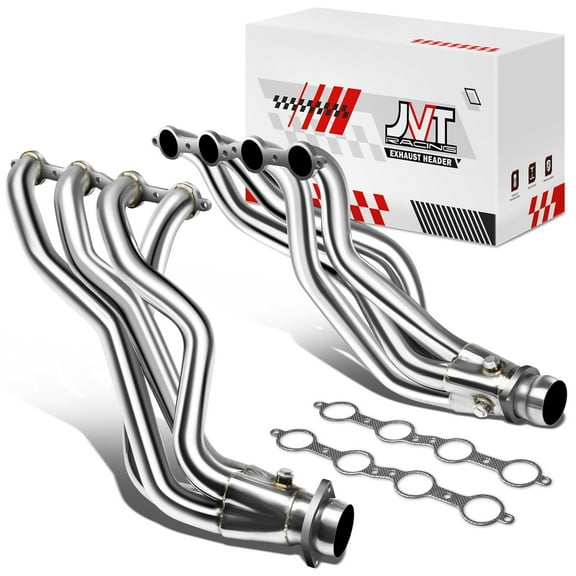 Dual 4-1 Exhaust Manifold Header For 10-15 Chevy Camaro SS 1SS 2SS LS3 V8 6.2L