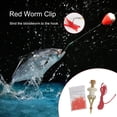 thumbnail image 4 of Wosthever Clip de cebo de pesca Kit de clip de cebo de pesca de cobre Juego de clip de gusano portátil Pescar, 4 of 6