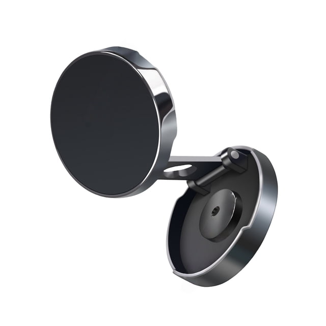 GUYUTING Strong Magnetic Phone Car Mount Foldable Design Universal Compatibility Adhesive Base for GPS Music Control 3.85in Black