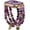 Purple, variant on Bracelet Beaded Bands for Women Compatible with Apple Watch 38/40/41/42mm(Series 10), Fashion Boho Elastic Stretch Crystal Strap for iWatch Series 10/9/8/7/6/5/4/3/2/1/SE/Ultra, Black