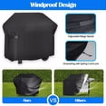 thumbnail image 5 of HOMEYA BBQ Grill Cover 48"x33"x42" Durable 600D Waterproof Barbecue BBQ Cover with Storage Bag, Dustproof, UV Resistant, 5 of 8