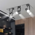 thumbnail image 4 of Fiudx Liquidación de ahorros de verano Luces de techo modernas, mesa ajustable para cocina, focos de 6 vías, montaje de bombillas LED GU10, 4 of 7