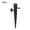 Black, variant on Cheer.US 20 Pcs 360 Degree Adjustable Gardening Adjustable Irrigation Dripper on Stake 8 Holes Watering Sprinklers Nozzle Tools Micro Drip Irrigation System for Garden/Greenhouse/Lawn
