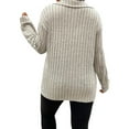 thumbnail image 5 of Gvmfive Womens Plus Size Long Sleeve Lapel Neck Solid Color Blouse Shirt, 5 of 5