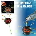 thumbnail image 2 of 2025 Upgraded Bait Cage Fishing Hook - All-in-One Spring Trap System with 360° Floating Rotation, Multi-Bait Compatible for Carp Fishing Under 27lbs, 2 of 9