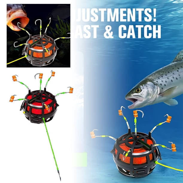 Anzuelo para pescar peces tilapia con diseño de jaula de precisión ideal para la pesca en estanques