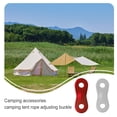 thumbnail image 3 of Toystoory Hebillas de sujeción de 20 piezas, hebilla de cordón de paracaídas, tope de cuerdas de viento para toldo, accesorios de Camping de montaña Escalada Rojo Toystoory OD020532-01, 3 of 6