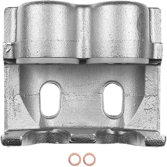 A-Premium Disc Brake Caliper Assembly Without Bracket Compatible with Ford F53 F59 F Super Duty 1988-1997 Front Passenger Side
