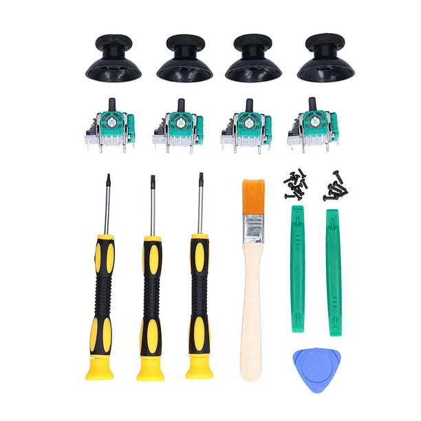 QM21070961 4-pack analog joystick, repair tool kit Durable controller replacement parts for Xbox One