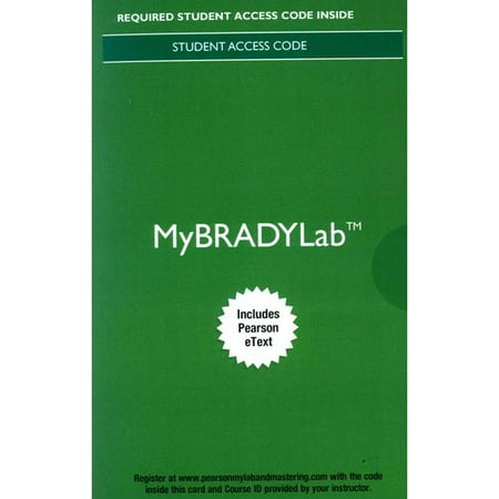 Paramedic Care My Brady Lab Access Code: Principles & Practice: Volumes 1-5: Includes Pearson Etext