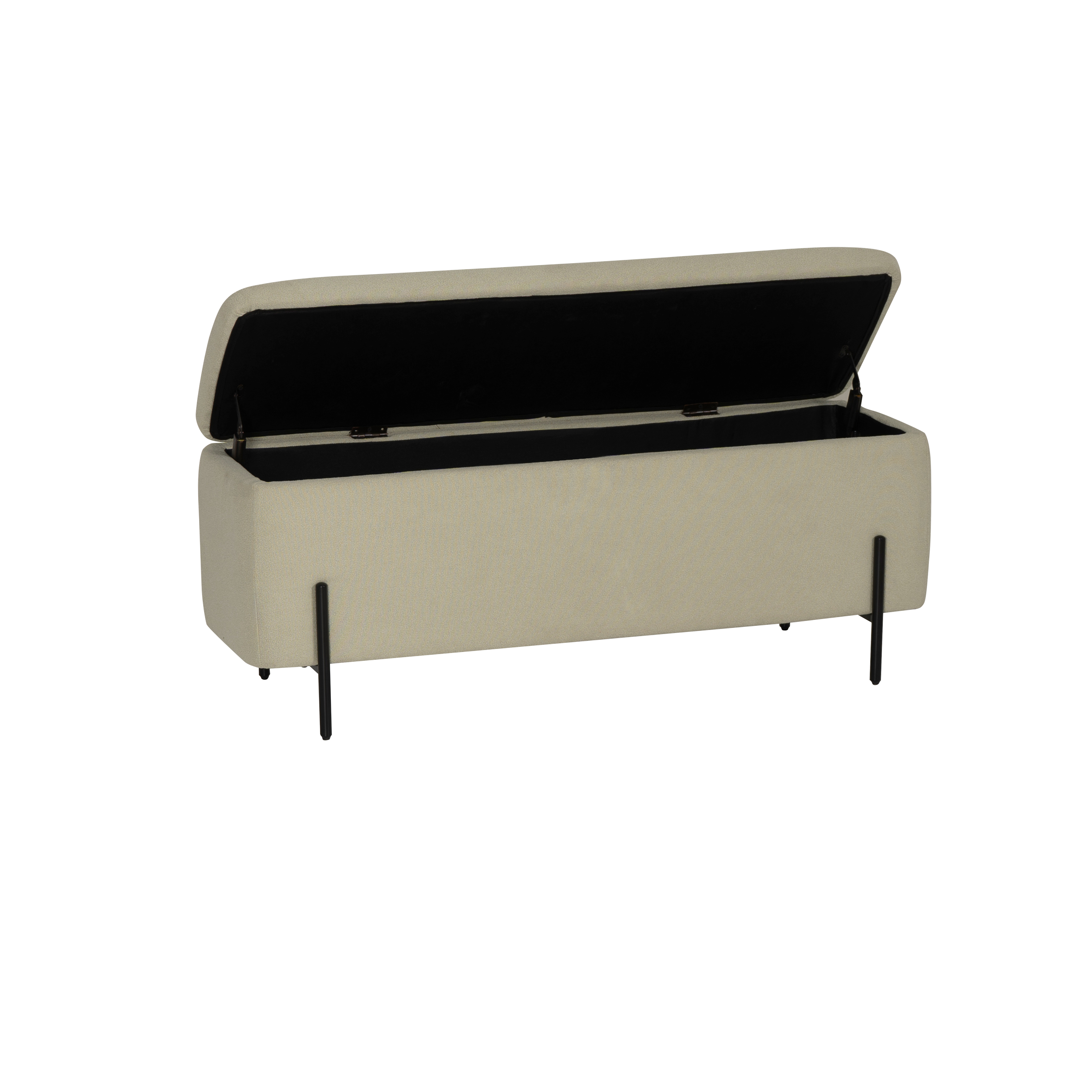 MacLaren Upholstered Storage Bench Mint Frost Green