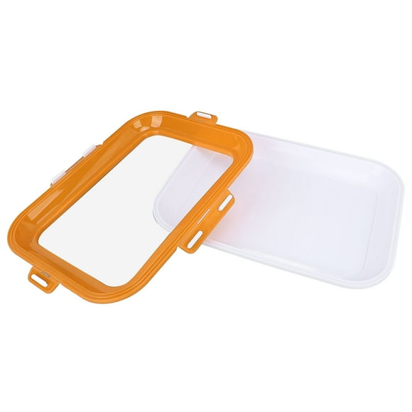 Food Preservation Tray, Stackable Preservation Tray, Food Grade Preservation Tray with Stretch Cover for Meat Vegetables