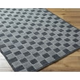 thumbnail image 3 of Hauteloom Thijs Wool Living Room, Bedroom Area Rug - Traditional, Transitional - Charcoal, Cream - 9' x 12', 3 of 7