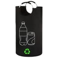 thumbnail image 1 of Waterproof Recycling Bag 82L, Oxford Cloth Storage Container, Foldable Heavy Duty Household Organizer for Bottle Collection, 1 of 6