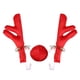 thumbnail image 4 of Kit genérico de astas de reno para coche con nariz, accesorios para coche, adorno navideño fácil de montar. Rojo, 4 of 9