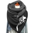 thumbnail image 3 of Foulard pour Femmes Chaude en Coton Imprimé Bouton Mode Châles Doux, 3 of 3