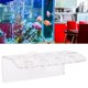 thumbnail image 2 of Clear Acrylic Aquarium Front Loading Curved Knob SPS Fish Tank Mounting Bracket 8 Hole Accessory, 2 of 2