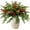 45pcs, variant on 30 Pcs Christmas Artificial Pine Branches with Red Berry Stems, 10.5" Faux Evergreen Norfolk Pine Cypress Leaves Stems, Fake Foliage Pine Needles Picks for DIY Craft Garland Home Decor