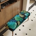 thumbnail image 3 of Whosucclay Tropical Palm Leaf Print Dining Room Bench Covers Rectangle Bench Seat Protector Universal Bench Seat Cushion Slipcovers for Dining Room, Living Room, Bedroom, Kitchen, 3 of 7